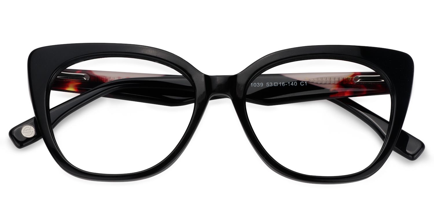 Square Black Glasses | Zeelool Glasses1