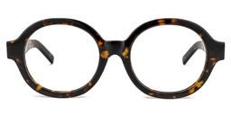 Chavis Round Tortoise Glasses0
