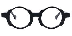 Deleon Round Black Glasses0