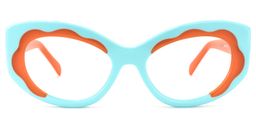 Toffee-Bites Cateye Light-Blue Glasses0
