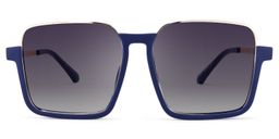 Garry Square Blue Sunglasses0