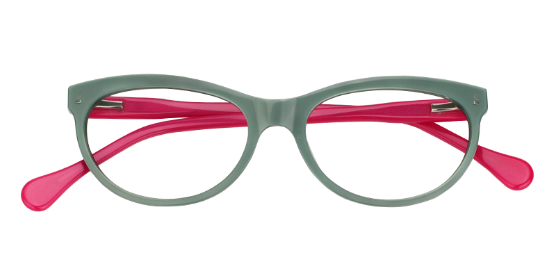 Oval Green Glasses1