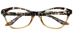 Timothy Cateye Brown Glasses1