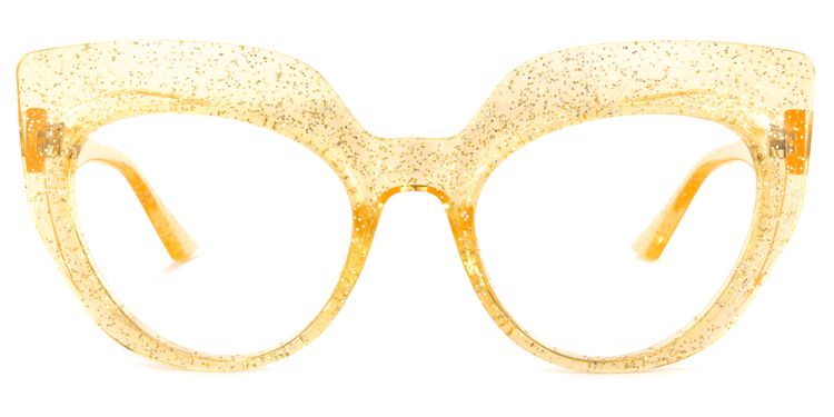 Depp Cateye Yellow Glasses