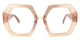 Otero Geometric Beige Glasses0