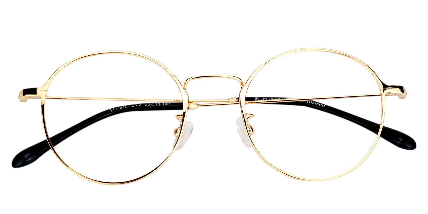 Round Gold Glasses | Zeelool Glasses1