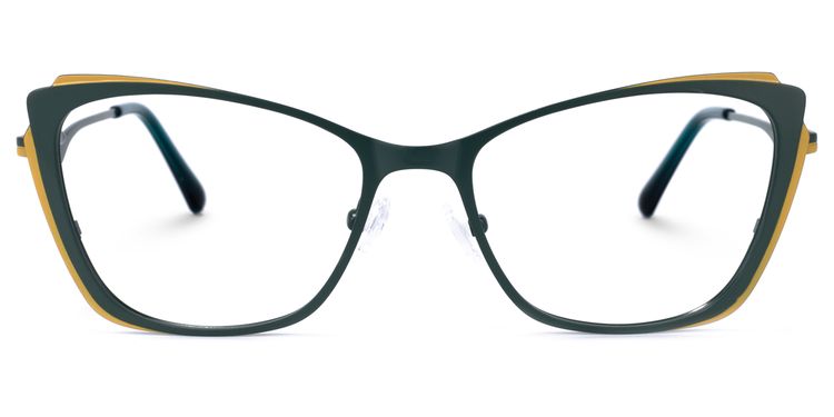 Divas Cateye Green Glasses