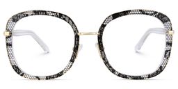 Mindset Sqaure Black Glasses0