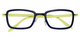 Quintina Rectangle Blue Glasses1
