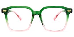 Rivera Square Green Glasses0