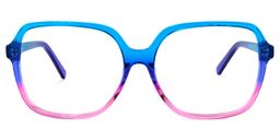 Lollipop Square Blue-Purple Glasses0