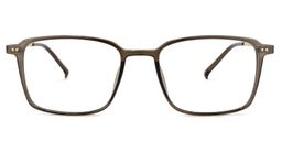 Tairah Square Dark-Grey Glasses0