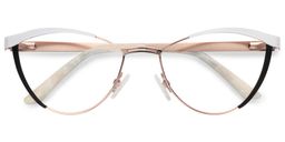 Sydney White Cat eye Glasses1