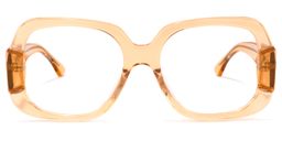 Erkrath Square Orange Glasses0