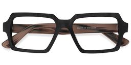 Arthur Geometric Black Glasses2