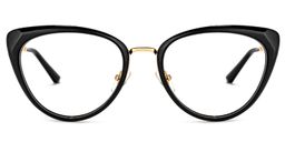 Blinda Cateye Black Glasses0