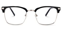 Simmons Browline Black Glasses0