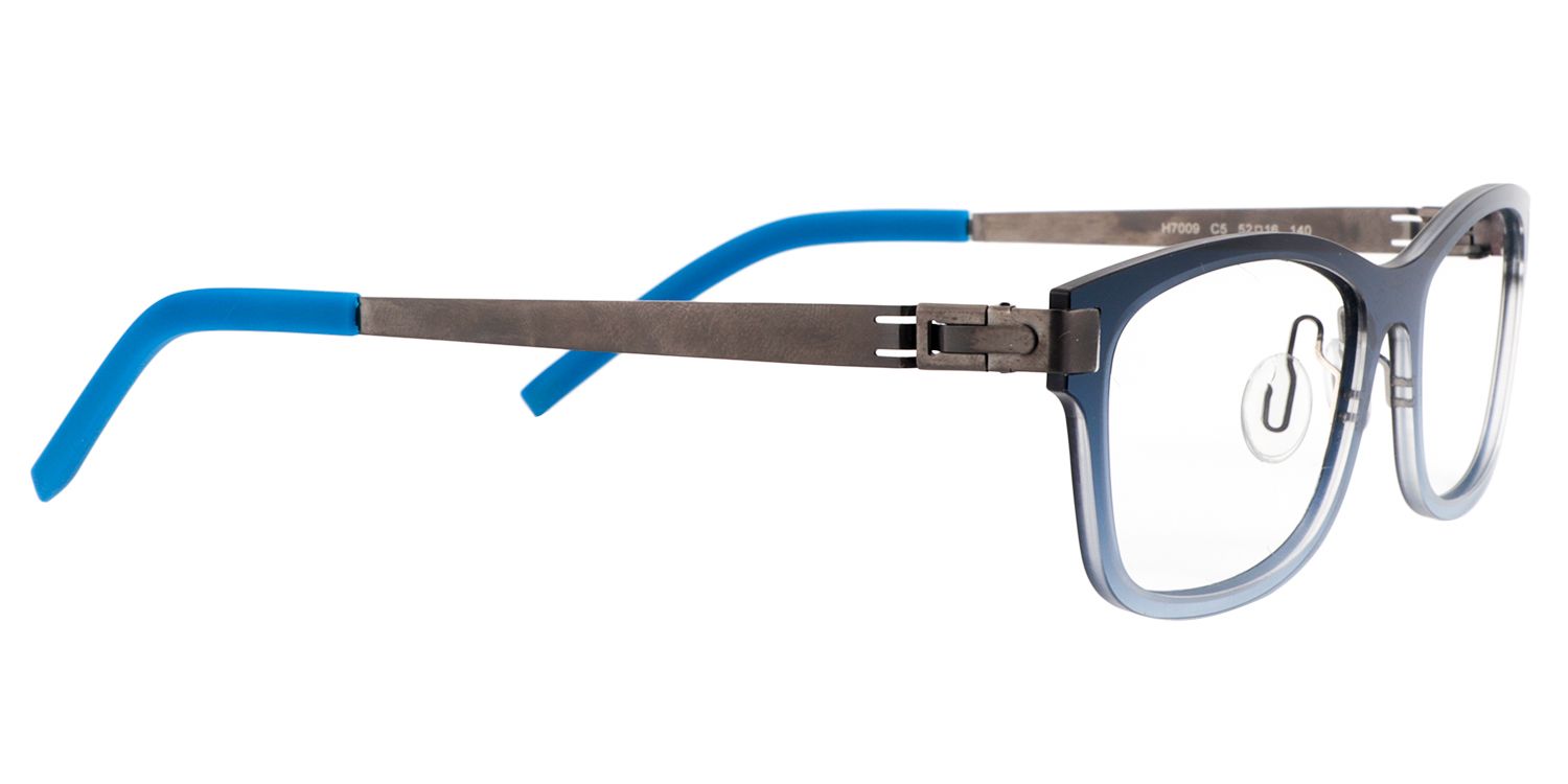 Rectangle Blue Glasses | Zeelool Glasses2