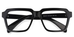 Cally Square Black Glasses1