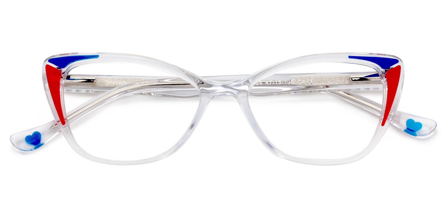 Cat eye Clear Glasses | Zeelool Glasses1