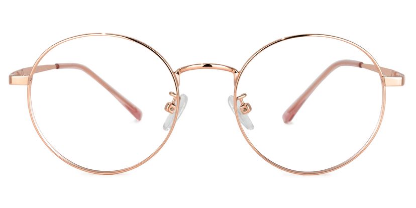 Garbsen Round Rose-Gold Glasses