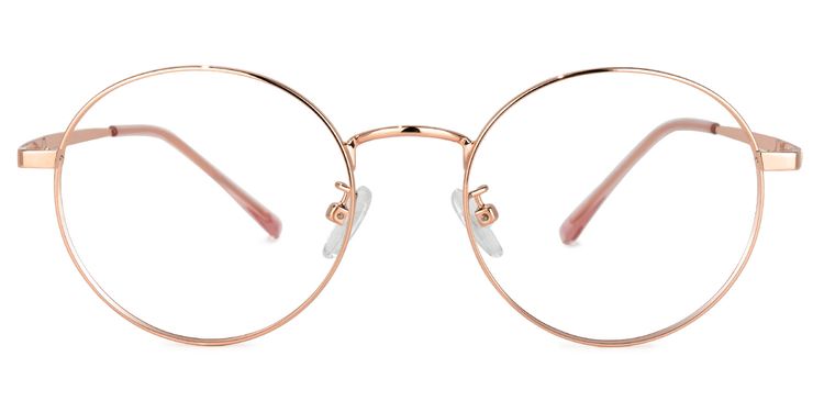 Garbsen Round Rose-Gold Glasses