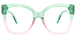 Tyson Square Green-Pink Glasses0