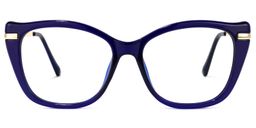 Wesby Cateye Dark-Blue Glasses0