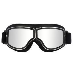 Bond Motorbike Vintage Aviator Helmet Glasses0