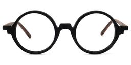 Otto Round Black Glasses1