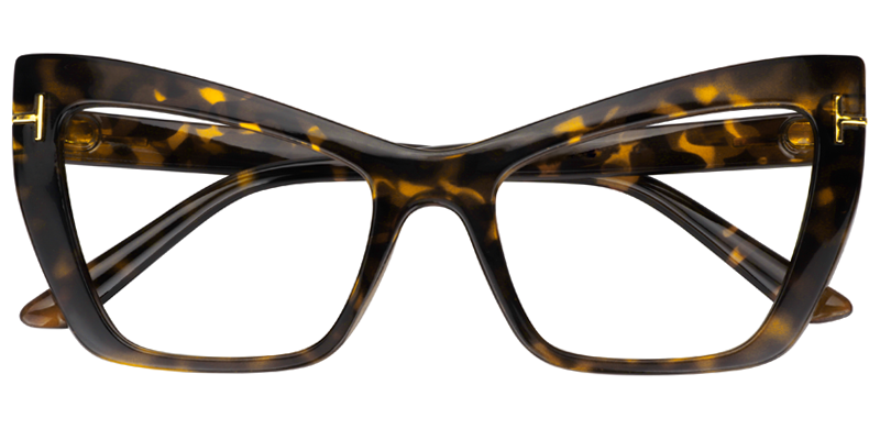 Cateye Gold-Tortoise Glasses | Zeelool Eyeglasses Online1