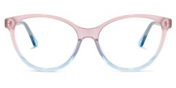 Palos Cateye Pink-Blue Glasses0