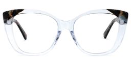 Liranzo Cateye Blue Glasses0