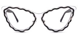 Farley Cateye White Glasses0