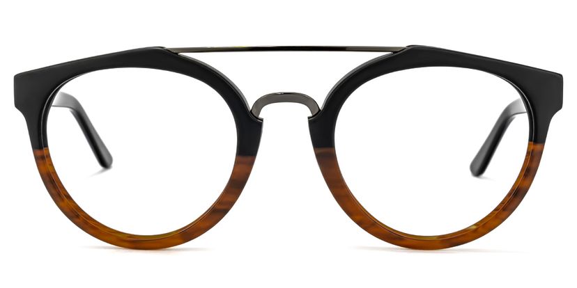 Katrece Round Two-Tone Glasses