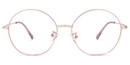 Nguyen Round Pink Glasses0
