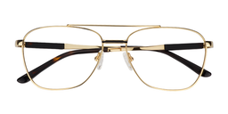 Mayo Aviator Gold Glasses1