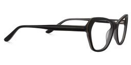 Carolyn Rectangle Black Glasses4