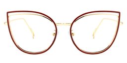 Spivey Cateye Red Glasses0