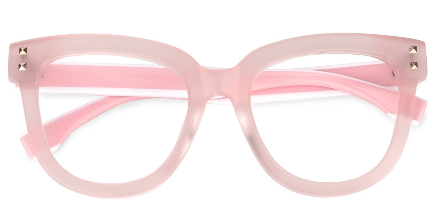Round Pink Glasses | Zeelool Glasses1