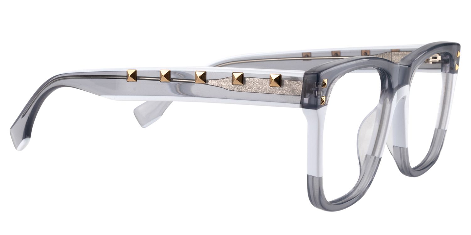 Square Gray Glasses | Zeelool Glasses4