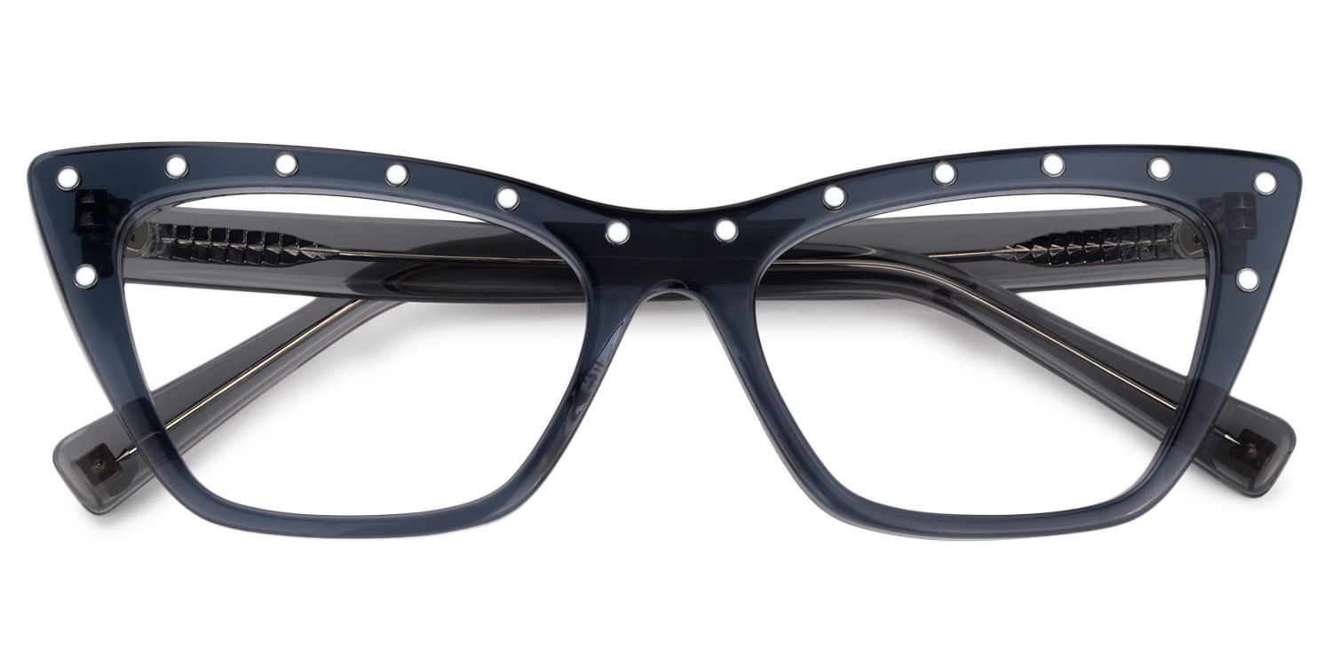 Cat Eye Gray Glasses | Zeelool Glasses1