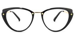 Gunter Cateye Black Glasses0