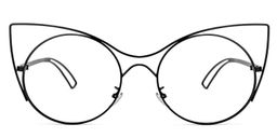 Hammer Cateye Black Glasses0