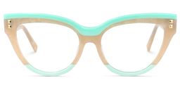 Cascata Cateye Beige Glasses0