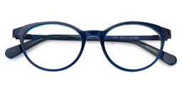 Casper Oval Dark Blue Glasses1