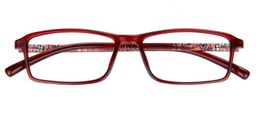 Jasper Rectangle Red Glasses1