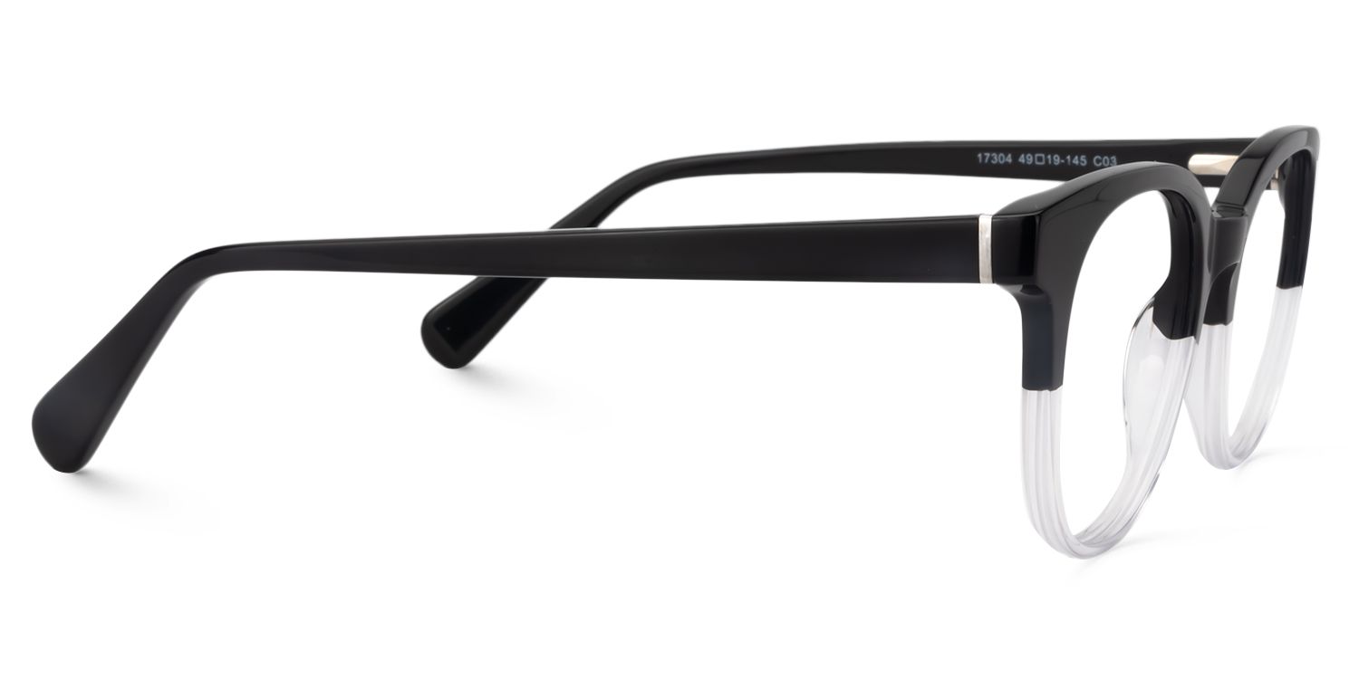 Round Clear Glasses | Zeelool Glasses4