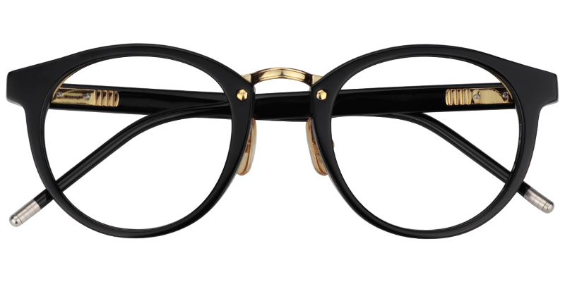 Round Black Glasses | Zeelool Eyewear1