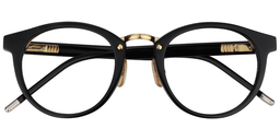 Waldo Round Black Glasses1